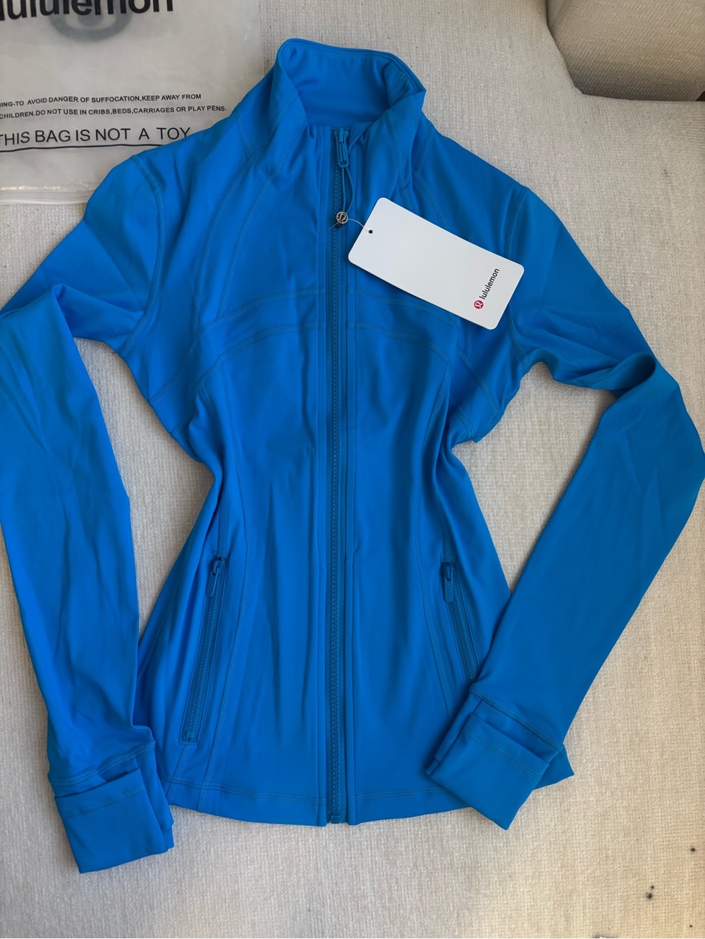 lululemon athletica define jacket Women's Blue Full-Zip Athletic Jacket